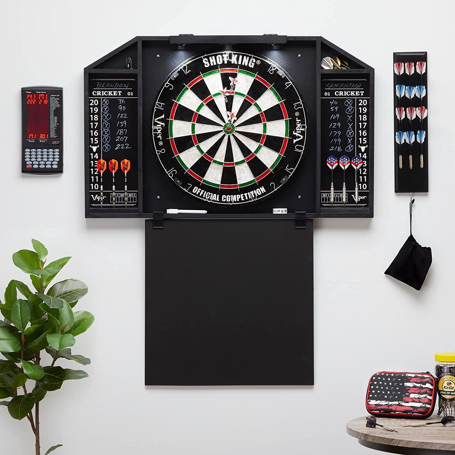Viper Proscore Digital Dart Scorer Electronic Dartboard Scoreboard for up to 8 P eBay