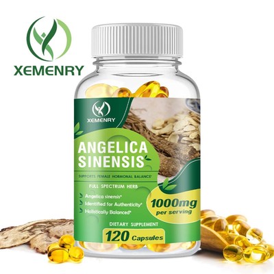 Angelica Sinensis 1000mg - Östrogen Balance, Menopause PMS Relief, Supplement