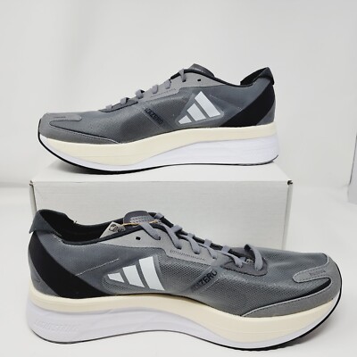 Adidas Adizero Boston 11 Grey Sz 13 Running Shoes LightStrike Pro