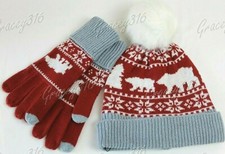 Vera Bradley Cozy Knit Hat and Tech Gloves in...