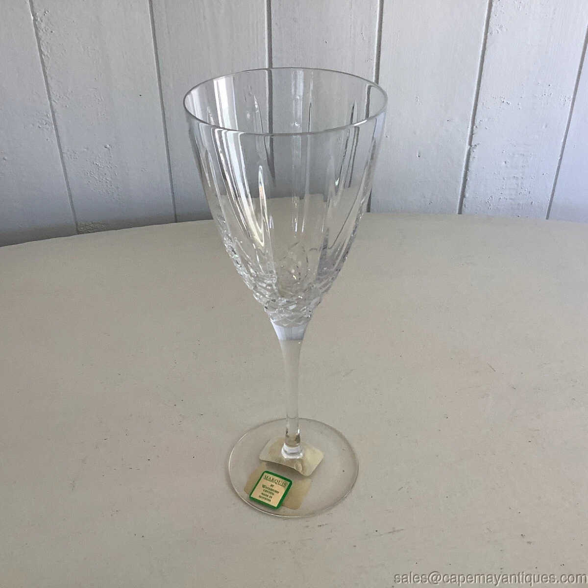 Waterford Arcadia Wine Glass Stem Stemware Original Label Never Used