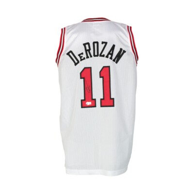 Maillot NBA Chicago Black Signé DeMar DeRozan – Taille XL – Authentifié Beckett