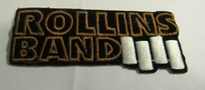 ROLLINS BAND COLLECTABLE RARE VINTAGE PATCH EMBROIDED 90'S HENRY ROLLINS  PUNK