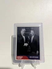 Donald Trump 45th U.S President Custom Made Trading Card (Ronald Reagan)