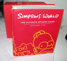 The Simpsons World Ultimate Episode Guide Seasons 1-20 Groening Hardcover Book The Simpsons World Ultimate Episode Guide Seasons 1-20 Groening Hardcover Book