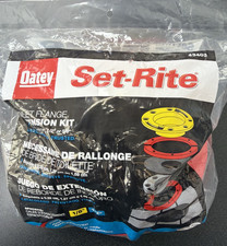 Oatey 43403 Set-Rite Toilet Flange Extension Kit, 1/2"-5/8", Red, Yellow