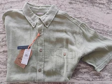 Weatherproof Vintage Airtex Short Sleeve shirt Medium MINT FREE SHIPPING!