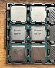 Lot of 6 Mixed Intel Pentium Intel Core i3-i7 Processors