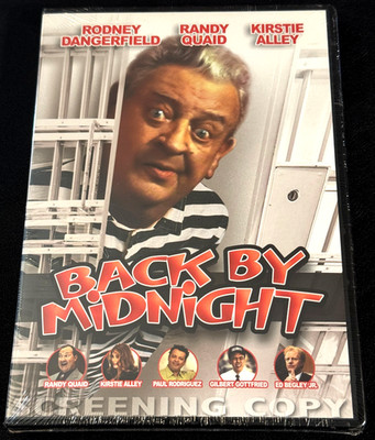 Back by Midnight (DVD, 2002) - Rodney Dangerfield - RARE Promo Screener - Sealed