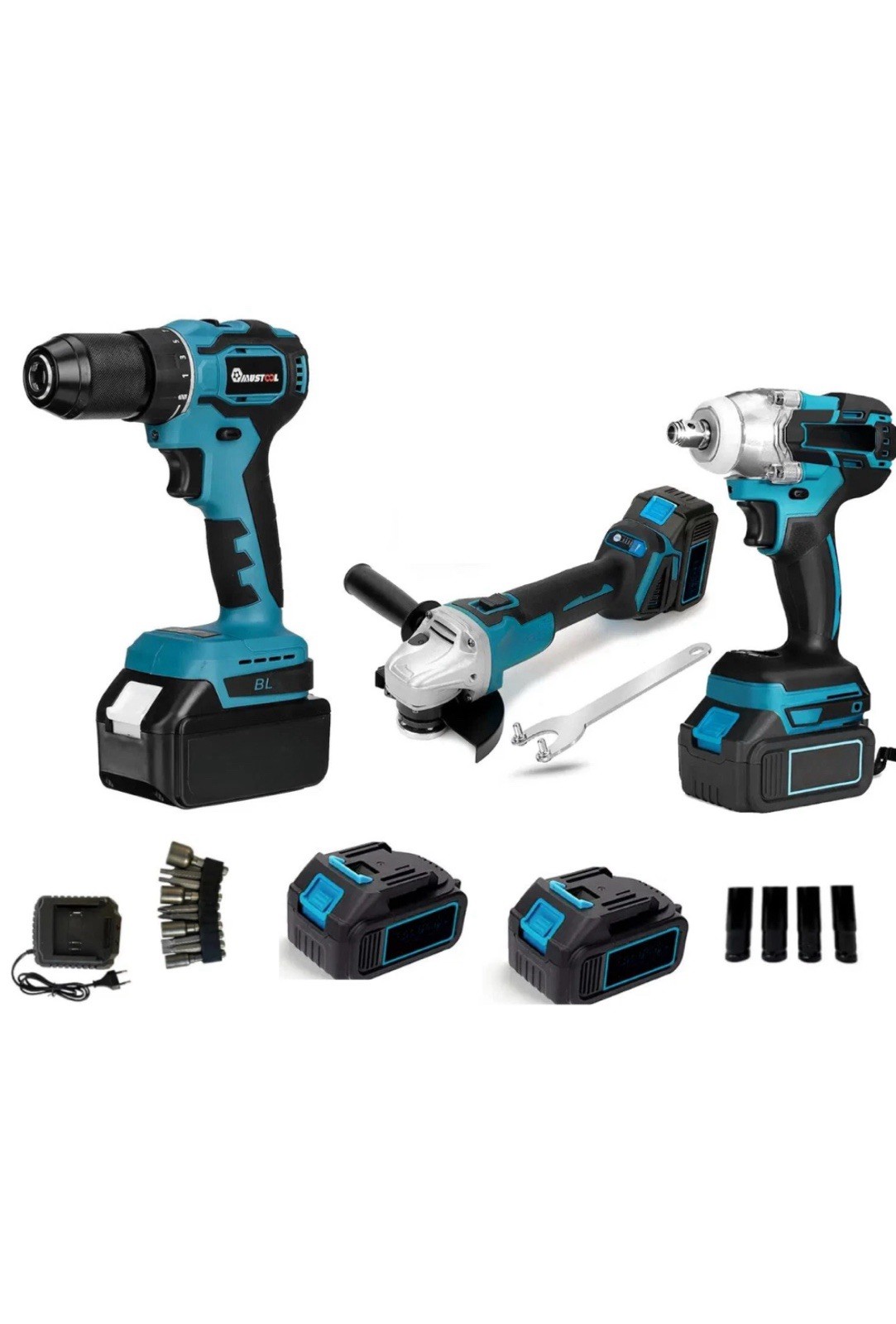Recensione Kit 3 in 1: Trapano, Smerigliatrice e Impulsi 21V Brushless