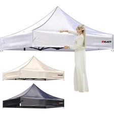 10x10 Canopy Replacement Top Pop Up with 8 Drainage Holes Tent Cover for Outdoor
