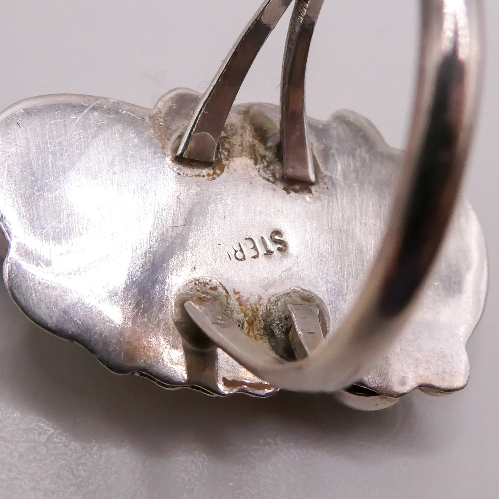 Native American Sterling Silver 925 Split Shank O… - image 8