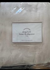 Pottery Barn Dropcloth Loose-Fit Armchair Slipcover