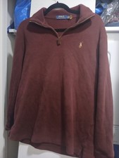 Polo Mens Ralph Lauren Pull Over Sweater Med