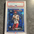 Topps 2024 Chrome Sapphire Jayden Daniels #201 Rookie PSA 9 Commanders Card
