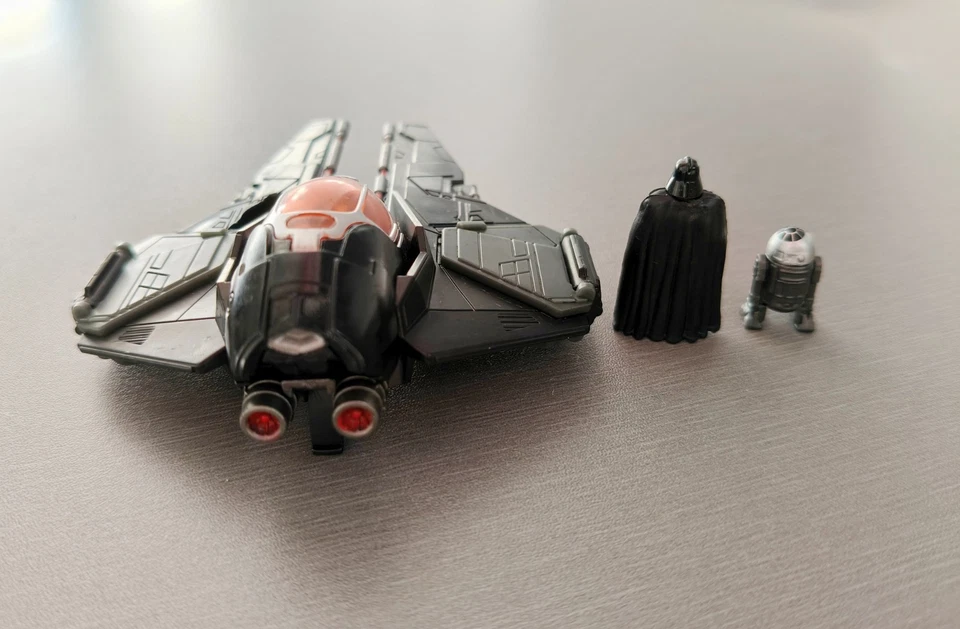 Star Wars Micro Galaxy Squadron Darth Vader Sith Interceptor Chase 15000 Rare - Image 4 of 4