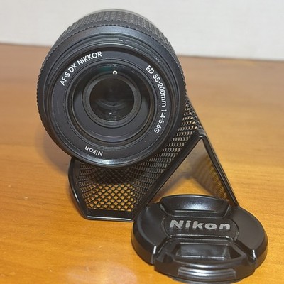 Nikon DX AF-S Nikkor 55-200MM 1:4-5.6G ED - VR Telephoto Camera Lens