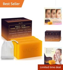 Exfoliating Dark Spot Corrector Bar with Vitamin C & Retinol - 100g for All Skin
