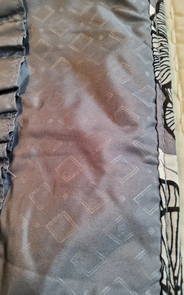 Estuche de Maquillaje de Viaje Acolchado Floral Vera Bradley Organizador de Cosméticos Bolsa Enrollable Foto 4 de 4