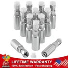 12PCS 1/4" Hydraulic Hose Fittings 1/4"x1/4" JIC 37° Female w/ Protection Cover