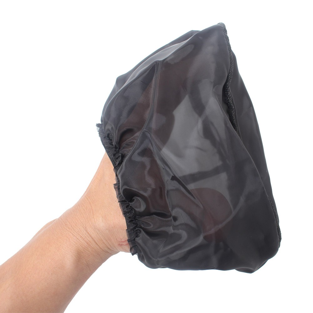 Black Waterproof Dust Air Filter Rain Sock Cover For Harley Touring Softail Dyna