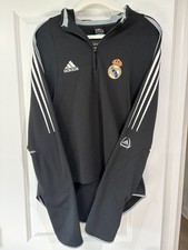Real Madrid 2004-2005 Adidas Training Long Sleeve Jacket Size XL