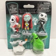 Disney  s Tim Burton  s The Nightmare Before Christmas Mini Figurines, 2.5in NIB