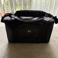 6 Pack Fitness Bag Six Pack Travel Innovator 4 Meal Prep Gym Bag Black