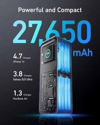 Anker GaN Prime 250W Power Bank 27650mAh - 3 Ports - Display | eBay