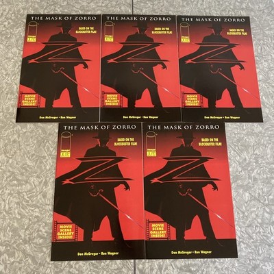 5x The Mask of Zorro #1 1998 Image Comic Book Lot