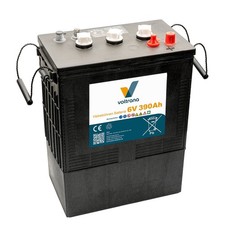 Voltrana Hebeb&uuml;hnen Batterie 6V 390Ah