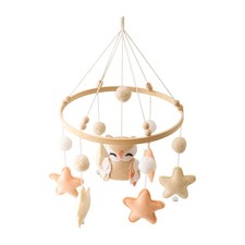 Owl Stars Crib Mobile, Handmade Baby Crib Hanging Ornaments, Creative Cartoon...