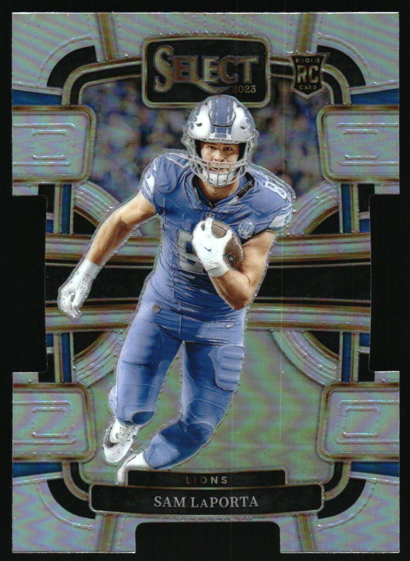 2023 Panini Select #35 Sam LaPorta Silver Prizms