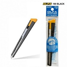 Cutter OLFA 180/B 9mm Tessuti Cuoio Cartone Linoleum Fogli Vinilici Japan Made