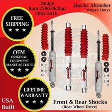 Rancho Oem Front Rear Shocks For 2003-2010 Dodge Ram 2500 Pickup 9 Yr Warranty Rancho Oem Front Rear Shocks For 2003-2010 Dodge Ram 2500 Pickup 9 Yr Warranty