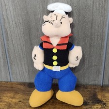 Vintage 1999 Popeye Stuffed Doll King Features Syndicate 9" Collectible