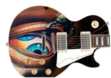 Tool Maynard James Kennan Signed "Third Eye Demon" Custom Graphics Guitar
