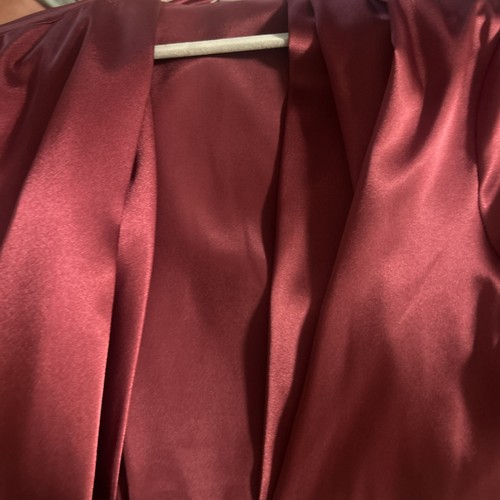Calvin Klein Damen Bluse Weinrot V-Ausschnitt Langarm Größe 2x Neu! - Bild 9 von 9