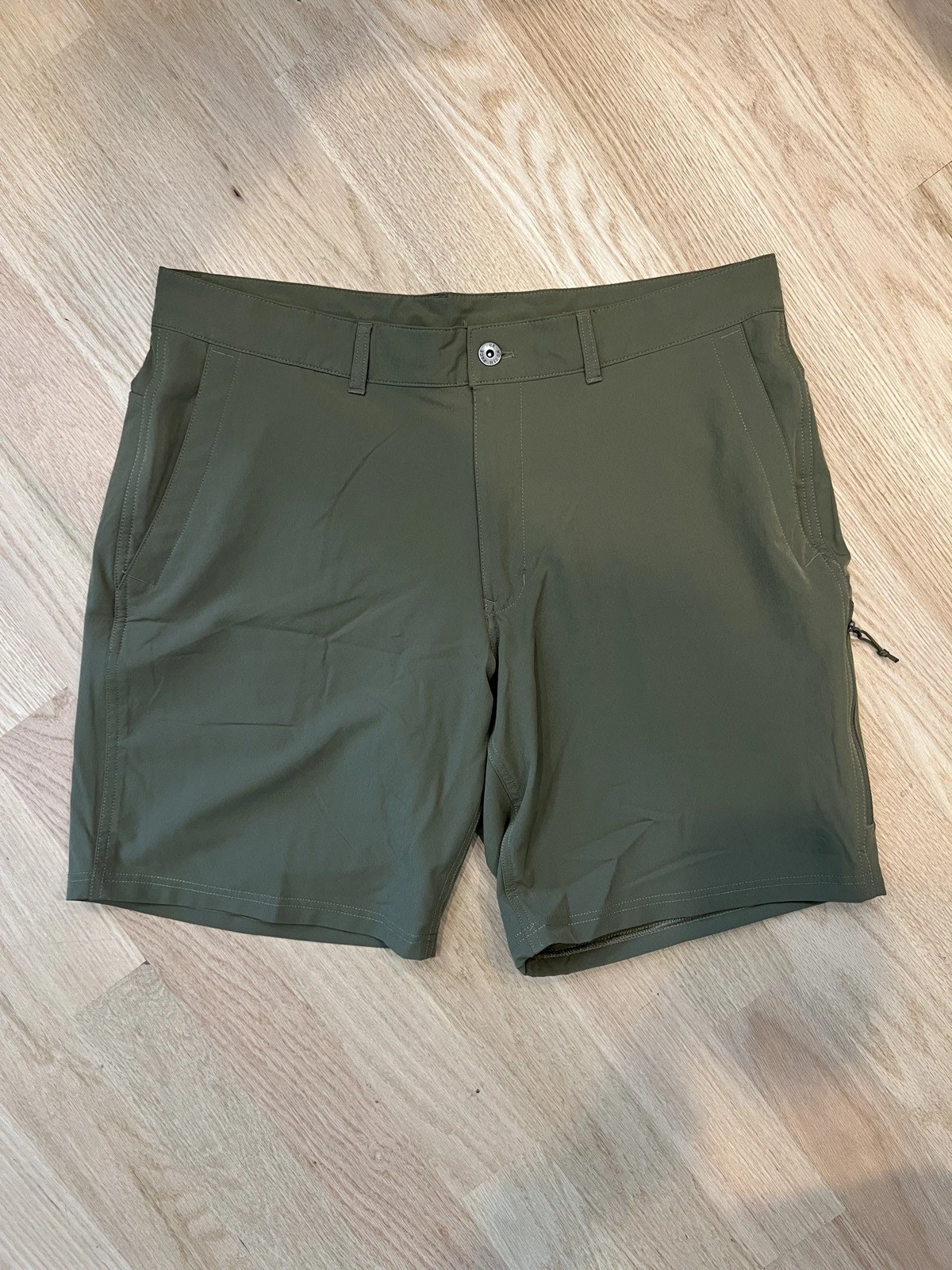 North Face Shorts Men's 38 FlashDry Quick Dry Stretch Hiking Zip Pocket Outdoor