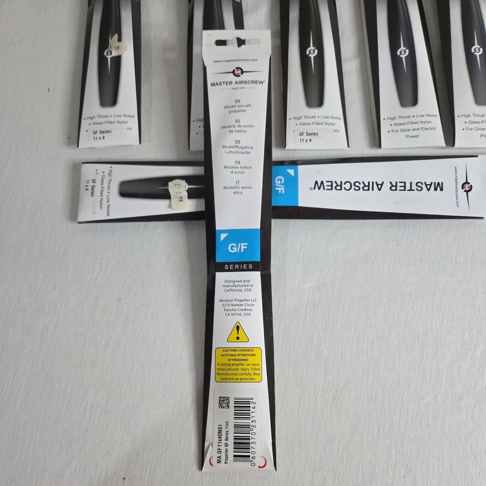 7 x RC Plane Propeller - 11x4- Master Airscrew G/F Series. MA.GF11X40N01 - Image 3 of 4