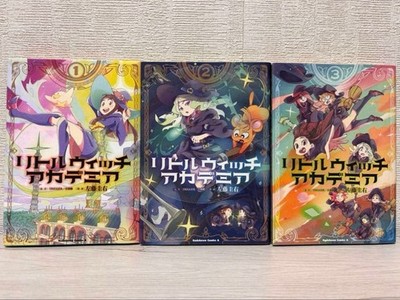LITTLE WITCH ACADEMIA Manga Comic Complete Set 1-3 K. SATO Book