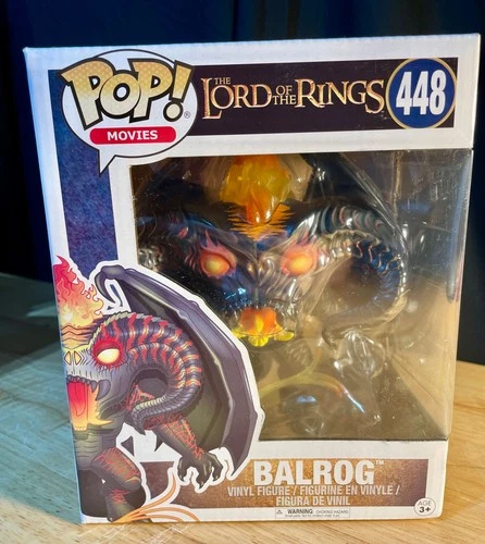 Funko Pop! Balrog #448 - Lord of the Rings 6” Super-Sized Figure - Mint Cond
