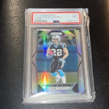 2017 Panini Prizm Christian McCaffrey Rookie Prizm #249 PSA 9 Panthers
