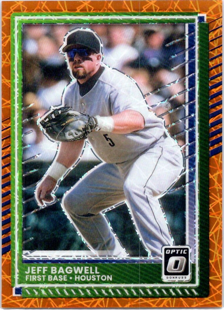 2025 Donruss #25 Jeff Bagwell Optic Orange Velocity