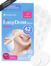 EasyDerm Beauty Patch 42 Counts - 100 Hydrocolloid Pimple 1 Count, Single