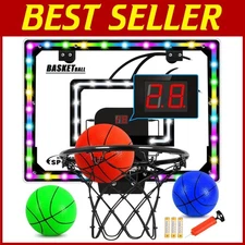 Portable Over-the-Door Basketball Hoop for Adults
