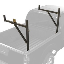 Elevate Outdoor Pickup Truck Steel Ladder Rack No-drill Adjustable 250lb Cargo Elevate Outdoor Pickup Truck Steel Ladder Rack No-drill Adjustable 250lb Cargo