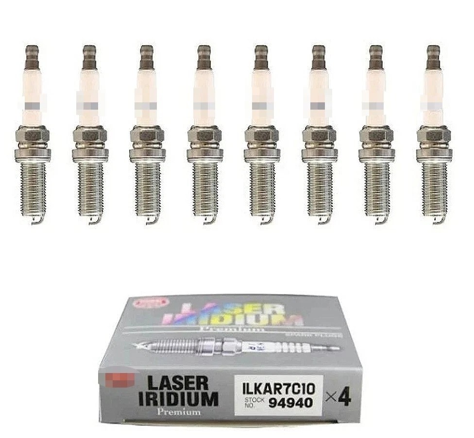 8Pcs 94940 ILKAR7C10 NGK Iridium Spark Plugs For Land Rover V8 LR4 Range Rover