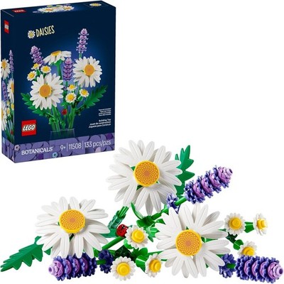 Lego Flowers Bouquet Building Set, Creative Artificial Wildflowers Botanical