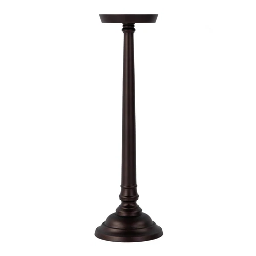 Butler Specialty Company Tilly 7 in. W Round Metal Pedestal End Table - Bronze - Picture 2 of 4